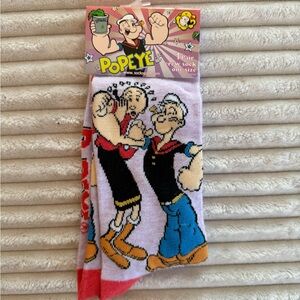 Character Crew Socks - Pink and White